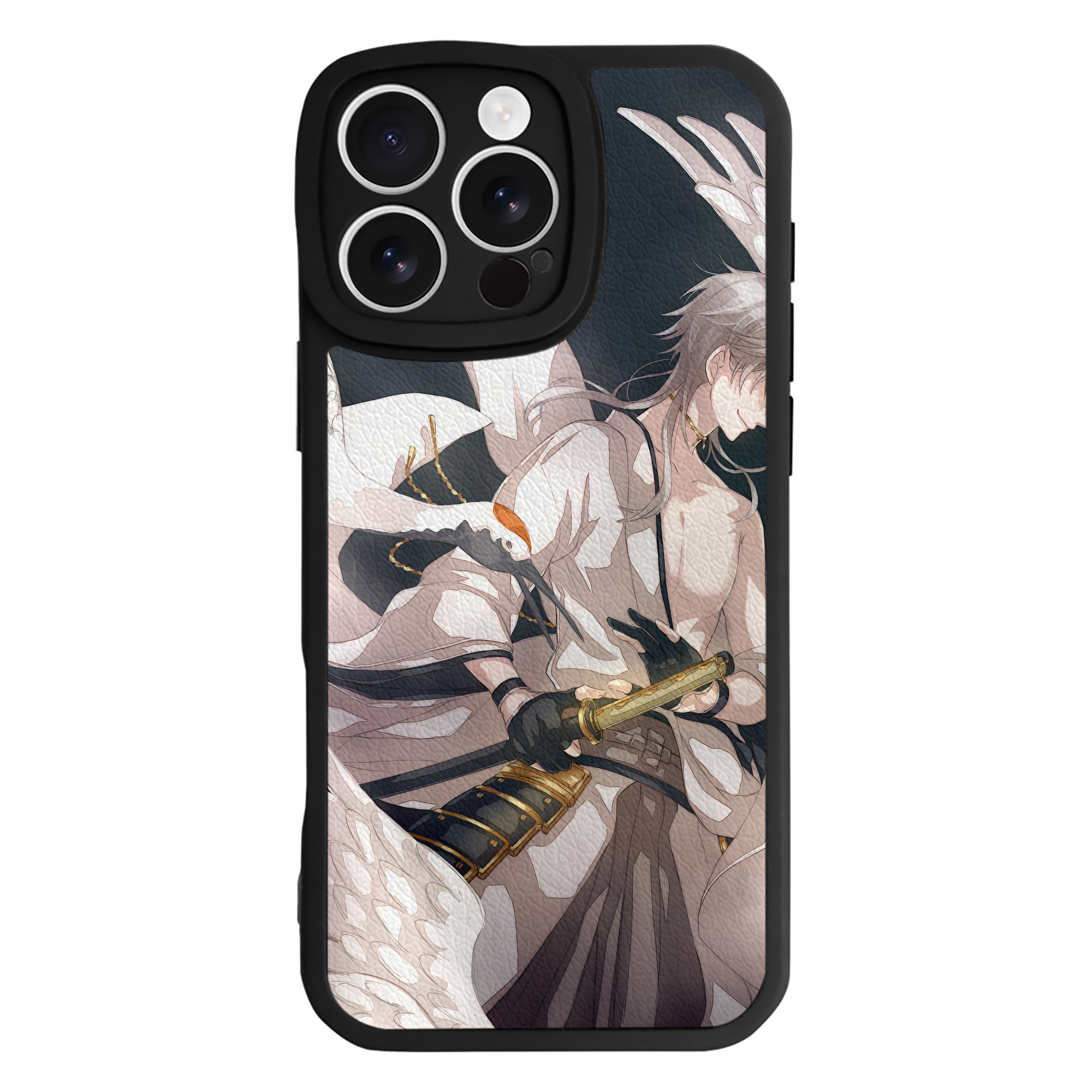 （画像用） 刀剣乱舞 Touken Ranbu 【iPhone 16シリーズ対応】シリコンスマホケース（レザー調） 材質：シリコン
